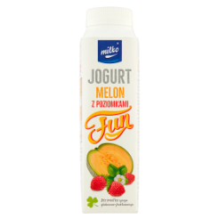 Jogurt Milko 0,33L Fun Melon Z Poziomkami