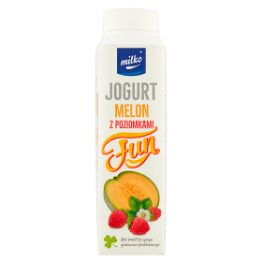 Milko Jogurt 330 Ml Fun Melon Z Poziomkami
