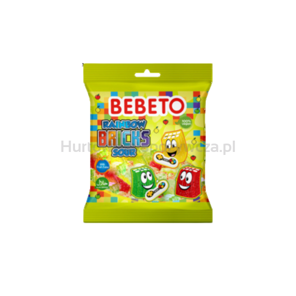 BEBETO RAINBOWS BRICKS SOUR 80g