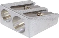 Temperówka DONAU, aluminiowa, podwójna, blister - 2szt. - 2