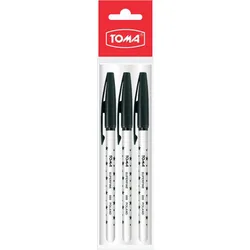 Toma Długopis Superfine Gwiazdki czarny 