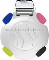 Długopis automatyczny SCHNEIDER TAKE 4 Neon, M, 4 kolory wkładu, różowo-biały - 4