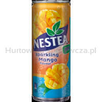 Nestea Joy sparkling Gazowany Napój herbaciany o smaku mango 330 ml