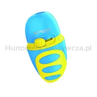 Keyroad Temperówka plastikowa Duo Sharpy, wielofunkcyjna, pojedyncza, z pojemnikiem, blister, mix kolorów - 2