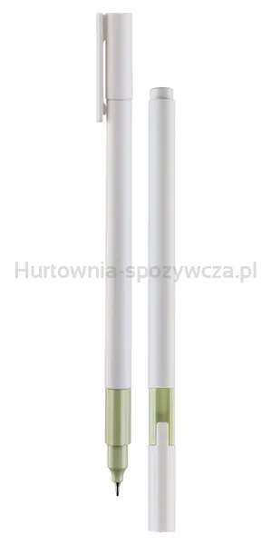 Econovo Cienkopis 0,4mm, 4 szt., biało-zielony