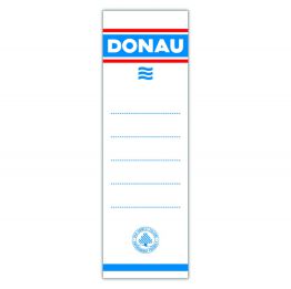 Donau Etykiety samoprzylepne do segregatora 54x153mm, jednostronne, 20szt. 