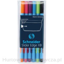 Zestaw Długopisów W Etui Schneider Slider Edge, Xb, 6 Szt., Miks Kolorów