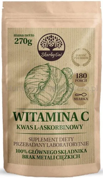 Skarby Gai Witamina C Z Kapusty Kwas L-Askorbinowy 270 G