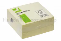 Q-Connect Kostka samoprzylepna 76x76mm, 400 kart., żółty  - 3