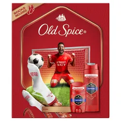 Old Spice Footballer Zestaw Podarunkowy: Dezodorant W Sztyfcie, Żel Pod Prysznic Captain I Skarpetki