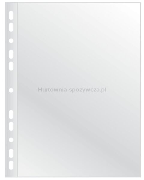 Q-Connect Koszulki na dokumenty PP, A4, krystal, 75mikr., 100szt. 
