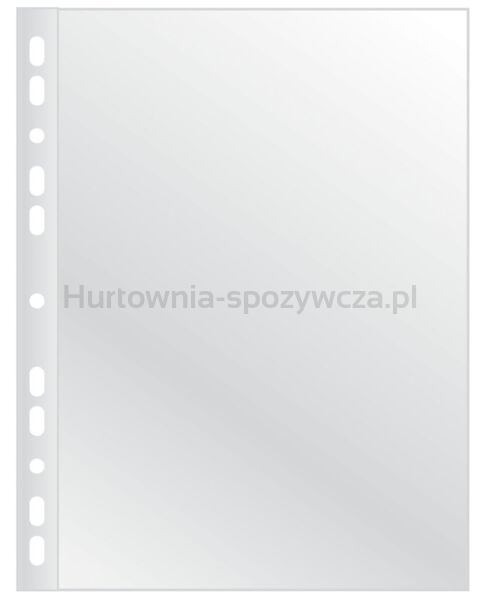 Q-Connect Koszulki na dokumenty PP, A4, krystal, 75mikr., 100szt. 