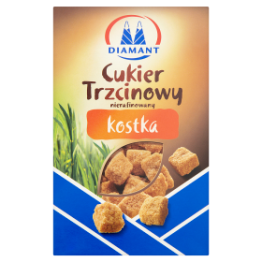Diamant Cukier Kostka Trzcinowy Nierafinowany 500 G