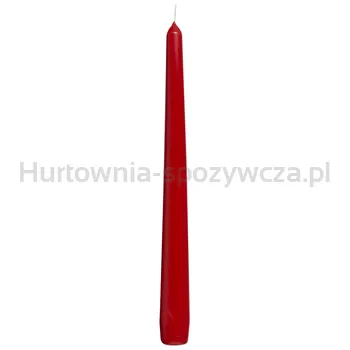 Świeca Szpica 245/24 1 Szt. Czerwona