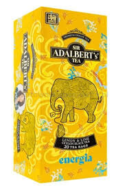 Adalbert's Herbata Lemon & Lime Black Tea Energia 20 x 2g