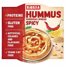 Ribella Hummus Pikantny Z Pastą Ajvar I Papryką 200G