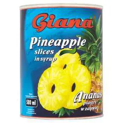 Ananas Giana Plastry 580 Ml