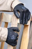 Rękawice TK ROOSTER, rozm. 8, czarne - 3