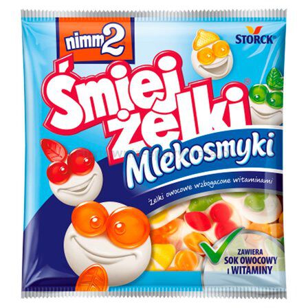 Żelki Nimm2 Smiejżelki Mlekosmyki 90 G Storck