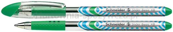 Długopis SCHNEIDER Slider Basic, XB, zielony