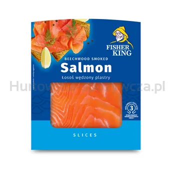 Łosoś wędzony plastry 100 g Fisherking