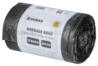 Worki na śmieci DONAU HOME, mocne (LDPE), 35l, 50 szt., czarne - 2