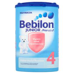 Bebilon Junior 4 Z Pronutra+ Mleko Modyfikowane Powyżej 2 Roku Życia 800 G