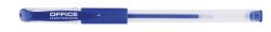 Długopis żelowy OFFICE PRODUCTS, gumowy uchwyt, 0,5mm, niebieski