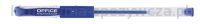 Długopis żelowy OFFICE PRODUCTS, gumowy uchwyt, 0,5mm, niebieski