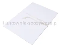 Teczka archiwizacyjna wiązana OFFICE PRODUCTS Budget Pro, 35mm, karton, biała wewn., A4, 250gsm, 3-skrz., biała - 2