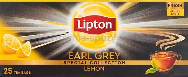 Lipton Earl Grey Lemon 25tb