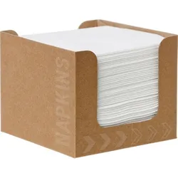 Duni Serwetki BIO Dunisoft 20x20 cm Białe - 50 szt.