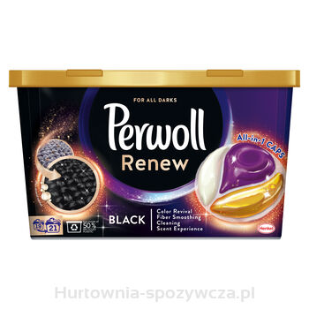 Perwoll Renew Caps Black 283,5G 21 Prań