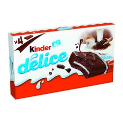 Kinder Delice Kakaowy Biszkopt Z Mlecznym Nadzieniem 39Gx4