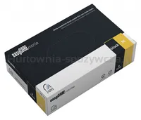 Rękawice nitrylowe, EASYCARE, 100 szt., rozmiar XL, czarne - 4