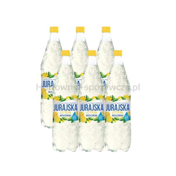 Jurajska ze smakiem cytryny niegazowana 20% soków butelka Pet 1,5L (w tym +0,50 zł/szt. zwrotnej kaucji)