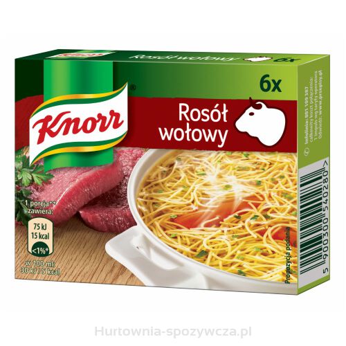 Knorr Rosół Wołowy 60 G (6 Kostek)