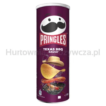 Pringles Texas Barbeque Tuba 165G- Chrupki O Smaku Teksańskiego Sosu Barbecue