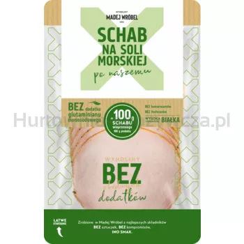 Madej Wróbel Schab na soli morskiej plastry 100 g
