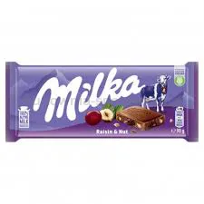 Milka Czekolada Raisins&Nuts 90g