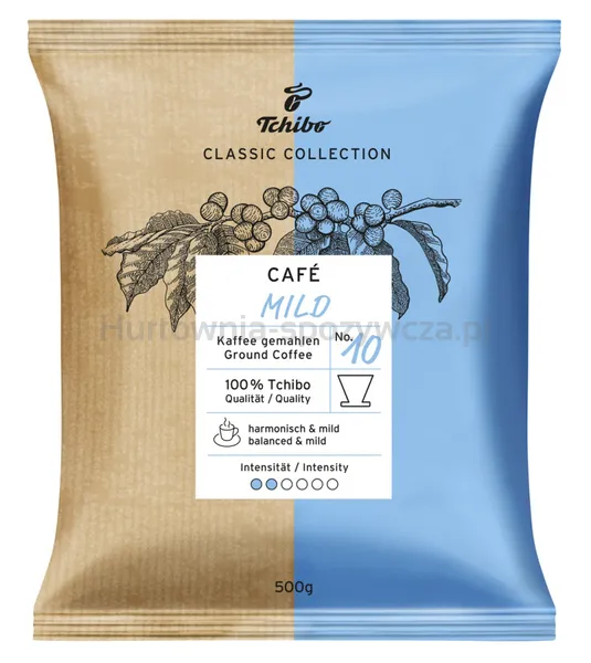 Tchibo Kawa Cafe Classic Mild, mielona, 500g