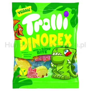 Trolli Dino Rex - Żelki wegańskie 100g