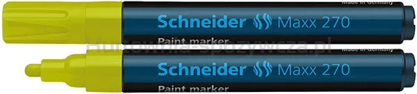 Schneider Marker olejowy Maxx 270, okrągły, 1-3mm, żółty 