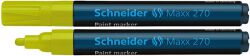Schneider Marker olejowy Maxx 270, okrągły, 1-3mm, żółty 