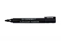 Marker do flipchartów Q-CONNECT, okrągły, czarny