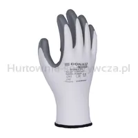 Rękawice DONAU SAFETY Nitrile 01, kat. II, rozm. 10, szare - 2
