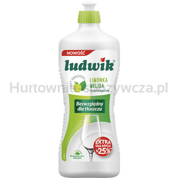 Ludwik Płyn Do Mycia Naczyń 900G Limonka Z Melisą