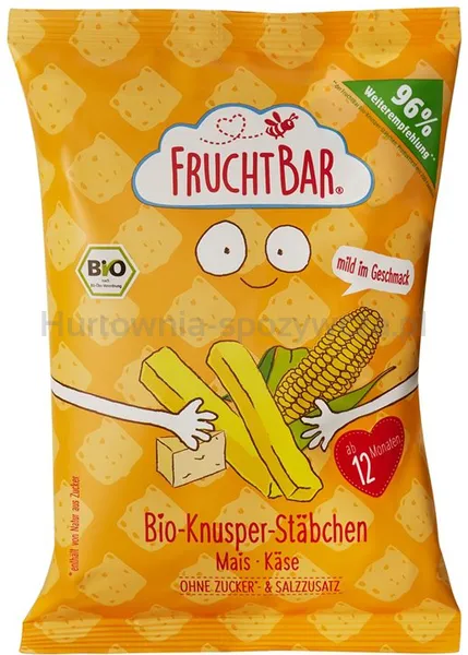 Chrupki kukurydziane serowe po 12 miesiącu BIO 30 g