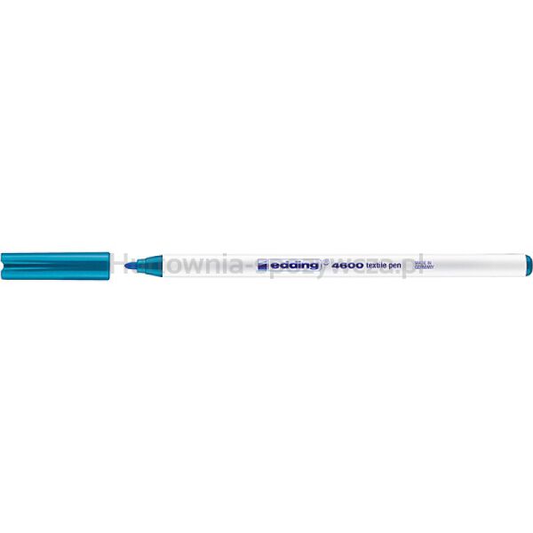 Pisak tekstylny e-4600 EDDING, 1 mm, błękit orientalny - 2