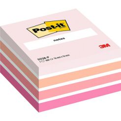 Kostka Samoprzylepna Post-It (2028-P), 76X76Mm, 1X450 Kart., Różowa